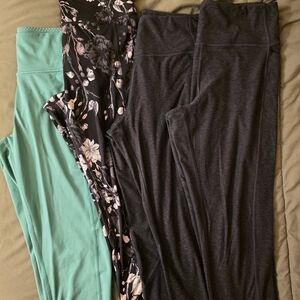 Set of Four Victoroas Secret Leggings